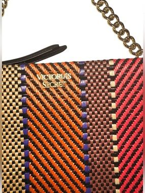 Victoria's Secret Woven Straw 24/7 Crossbody Bag